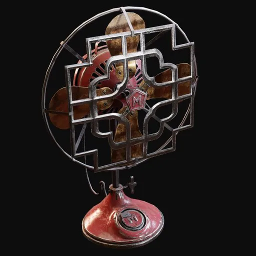 Deco 1930s Desk Fan
