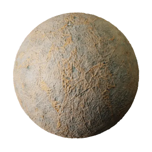 2K PBR stone material texture for Blender 3D, featuring realistic tiling, displacement, and rock surface details.