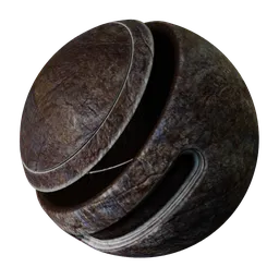 Purple Deformed Rock
