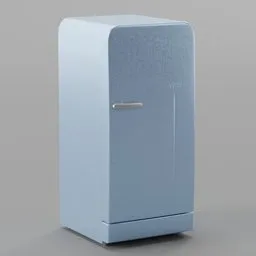 Vintage Fridge - Game Ready