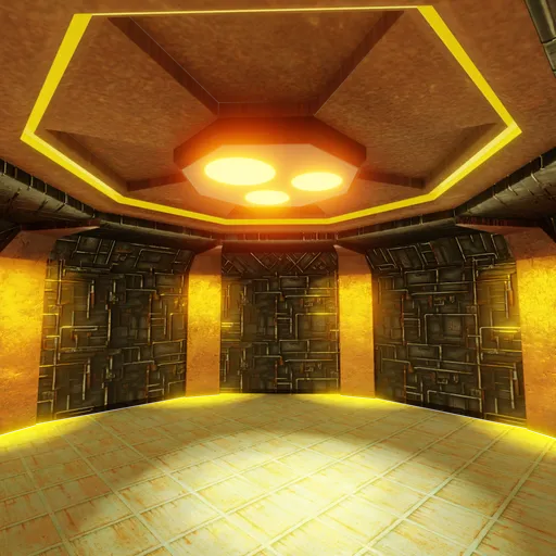 Sci-Fi Interior Room