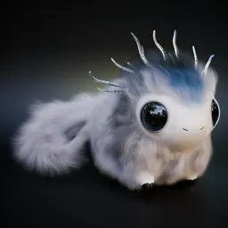 Forest Fluffy Creature Rigged