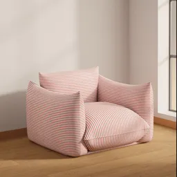 Striped Modern Lounge Chair