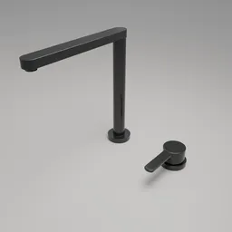 Kitchen tap black