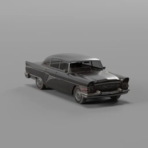 Vintage Abandoned Sedan