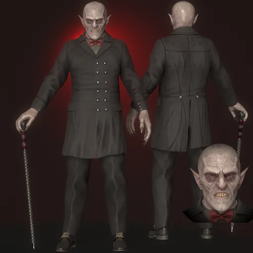 Vampire Lord Character - Game Ready