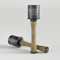 Stielhandgranate German Hand Grenade