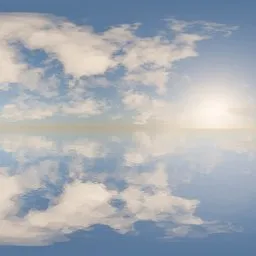 Soft Horizon Sky Reflection