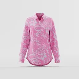 The Rose Damask Blouse