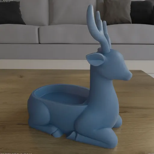 Deer  Candy Bowl Organizer Planter