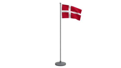 Animated Flag of Denmark
