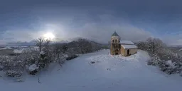 Snowy Church