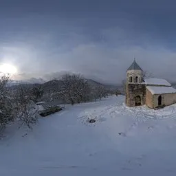 Snowy Church