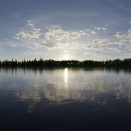 Sunny Cloudy Nature Sunset