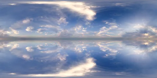 Infinite Real Sky - Cloudy Sunset