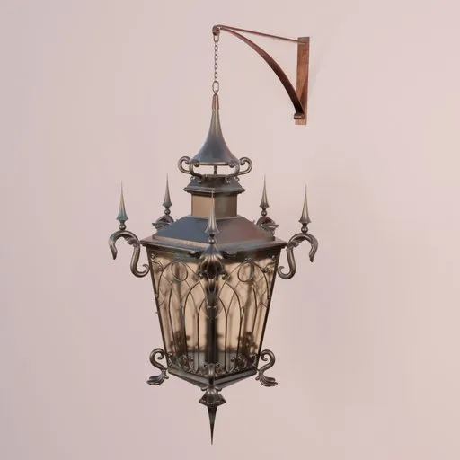 Gothic Bronze Lantern