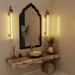 Moroccan Rustic Bathroom