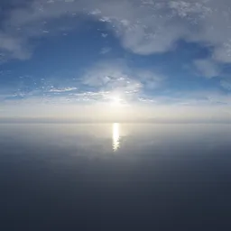 Aerial Landscape Sunny Evening