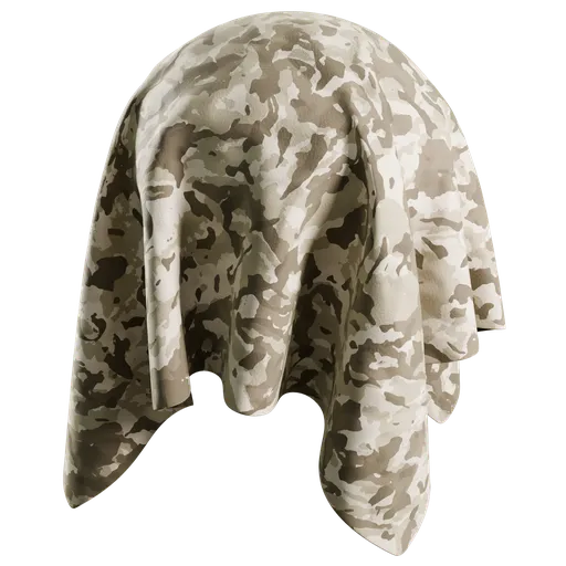 Fabric desert camo