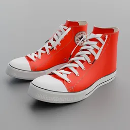 Converse All Star High Top RED Shoe