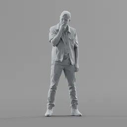 Lowpoly Male Standing