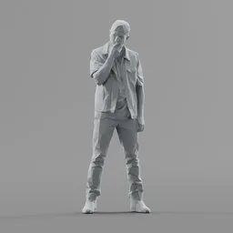 Lowpoly Male Standing