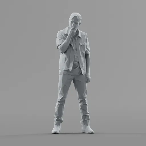 Lowpoly Male Standing