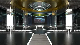 Sci-fi virtual set