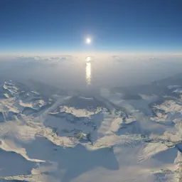 High Atmosphere Glacier Coast