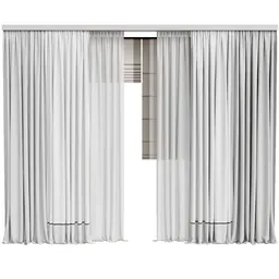 MI Silk And Cotton Curtain Set