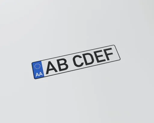 EU Licence Plate
