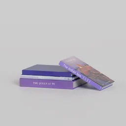 Purple Decorative Book