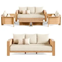 Bali Outdoor Sofa Set