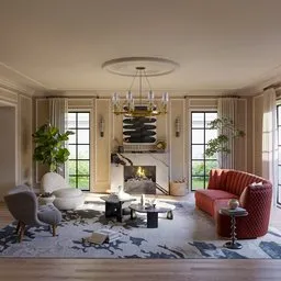 Living room classic style high quality