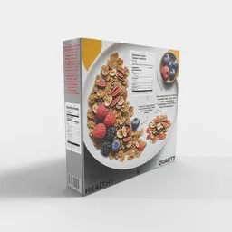 Healthy Granola Cereal Box