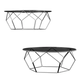 Arbor low round ceramic coffee table