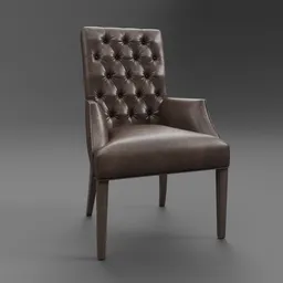 Bennett Parsons Leather Armchair