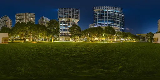 Lawn at Night