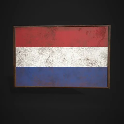 Netherlands Flag Picture Frame