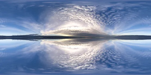 Infinite Sky - Cloudy Evening Sunset