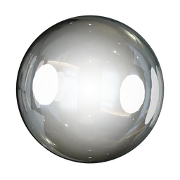 Realistic PBR cool glass material preview for Blender 3D, ideal for various rendering projects.