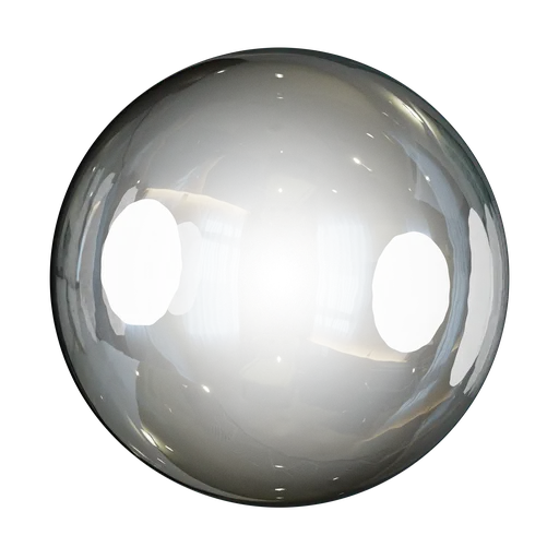 Realistic PBR cool glass material preview for Blender 3D, ideal for various rendering projects.