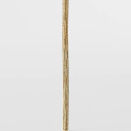 Low-poly 3D model wooden stick, optimized for Blender with realistic textures, suitable for urban scene rendering.
