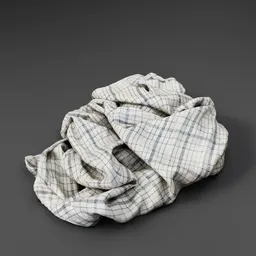 Crumpled T-Shirt Fabric Scan