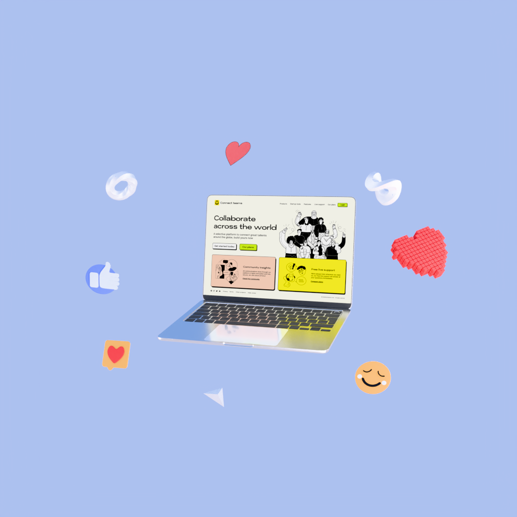 BlenderKit Download the FREE Laptop Mockup Animation Scene Two scene