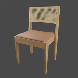 IKEA STOCKHOLM Chair oak and rattan