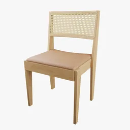 IKEA STOCKHOLM Chair oak and rattan