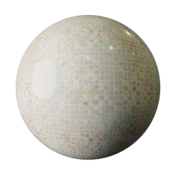 Creamy Marble Mosaic Tile