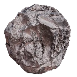 High-resolution procedural rock texture for 3D modeling in Blender, suitable for realistic environments and PBR workflows.