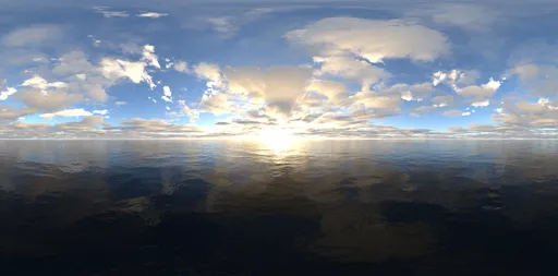 Sunset yellow light cloud 18k